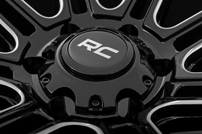 Rough Country 88 Series Wheel | One-Piece | Gloss Black | 20x10 | 6x5.5 | -25mm