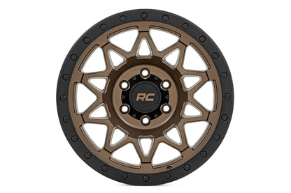 Rough Country 78 Series Wheel | Simulated Beadlock | Bronze/Black | 18x9 | 6x5.5 | +0mm