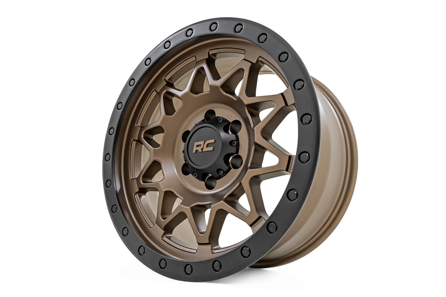 Rough Country 78 Series Wheel | Simulated Beadlock | Bronze/Black | 17x8.5 | 6x135 | +0mm
