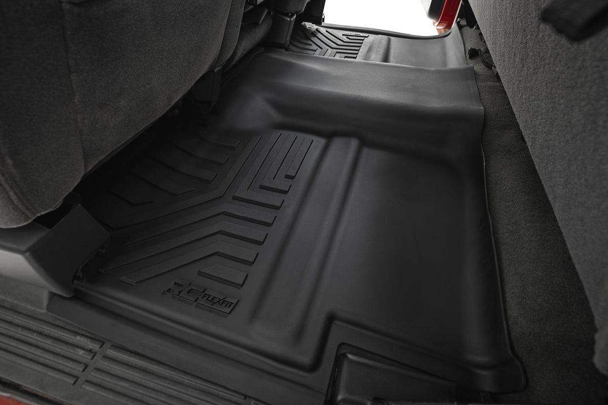 Flex-Fit Floor Liners | FR & RR | FR Bucket | Extended | Chevy/GMC 1500/2500/3500 (99-06 & Classic)