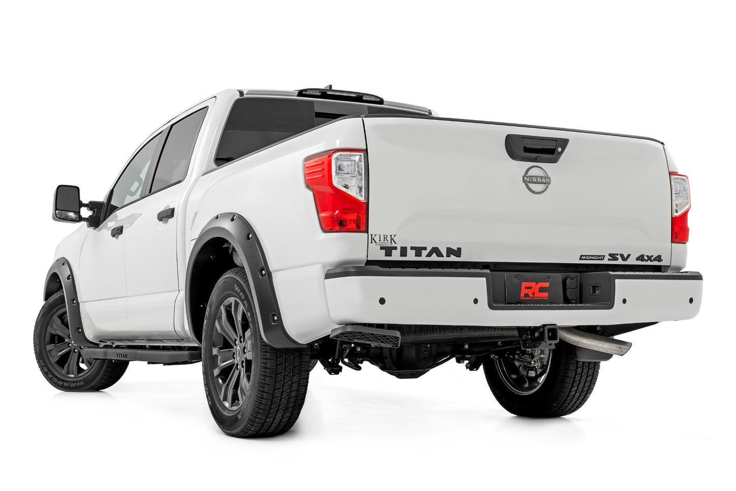 Traditional Pocket Fender Flares | Crew | G41 Magnetic Black | W/O Emblem | Nissan Titan (17-23)