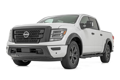 Traditional Pocket Fender Flares | Crew | G41 Magnetic Black | W/O Emblem | Nissan Titan (17-23)