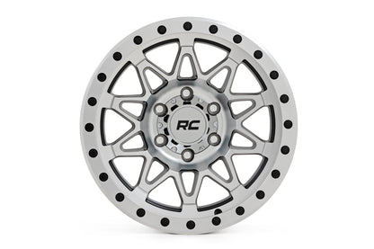 Rough Country 78 Series Wheel | Simulated Beadlock | Full Machine | 18x9 | 6x5.5 | +0mm