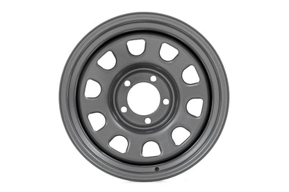 Steel Wheel | Gray | 15x8 | 5x4.5 | 3.30 Bore | -19