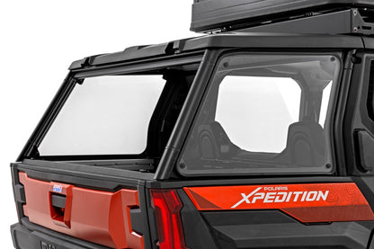 Bed Side Rear Windows | Scratch Resistant | Polaris Xpedition ADV-5