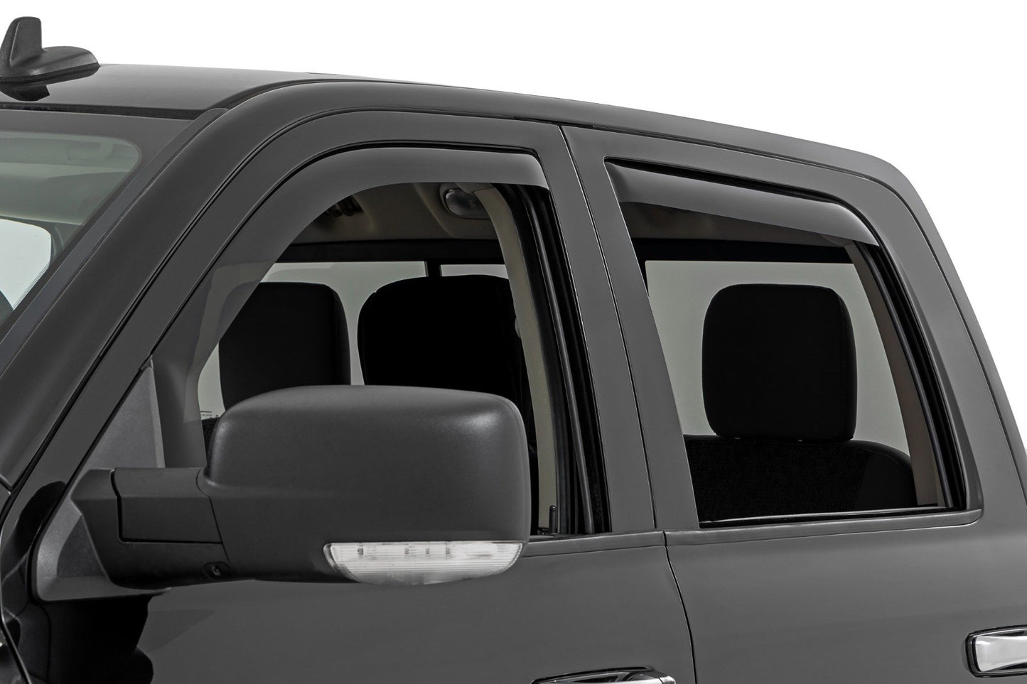 Side Window Deflectors | In Channel Rain Guard | Ram 1500 (09-18)/2500 (10-24)