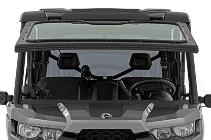 Electric Tilt Windshield | Glass | Formed Frame | Can-Am Defender HD 8/HD 9/HD 10