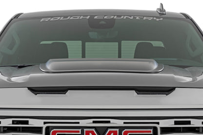 Hood Scoop | GAZ Summit White | GMC Sierra 1500 2WD/4WD (2019-2026)