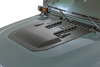 Hood Scoop | PBM Ocean Blue | Jeep Gladiator JT/Wrangler JL 4WD (2018-2025)