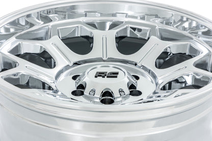 Rough Country 77 Series Wheel | One-Piece | Chrome | 20x10 | 6x135 | -25mm