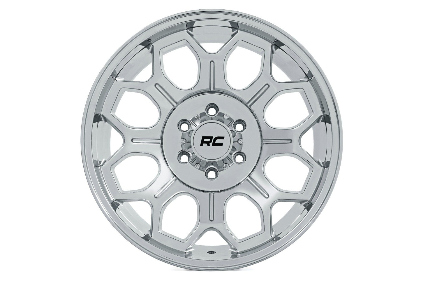 Rough Country 77 Series Wheel | One-Piece | Chrome | 20x10 | 6x135 | -25mm