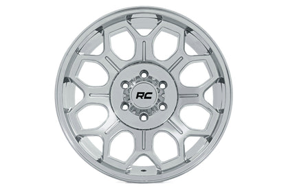 Rough Country 77 Series Wheel | One-Piece | Chrome | 20x10 | 6x135 | -25mm