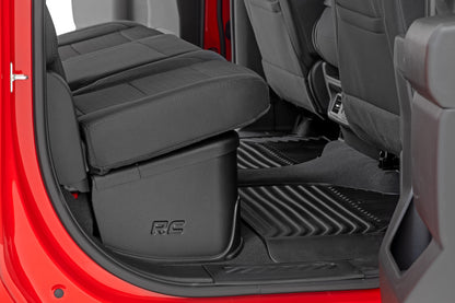 Under Seat Storage with Locking Lid | Crew Cab | Chevy/GMC 1500/2500HD/3500HD (19-24)
