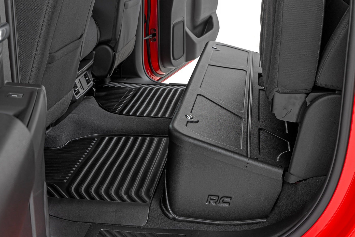 Under Seat Storage with Locking Lid | Crew Cab | Chevy/GMC 1500/2500HD/3500HD (19-24)
