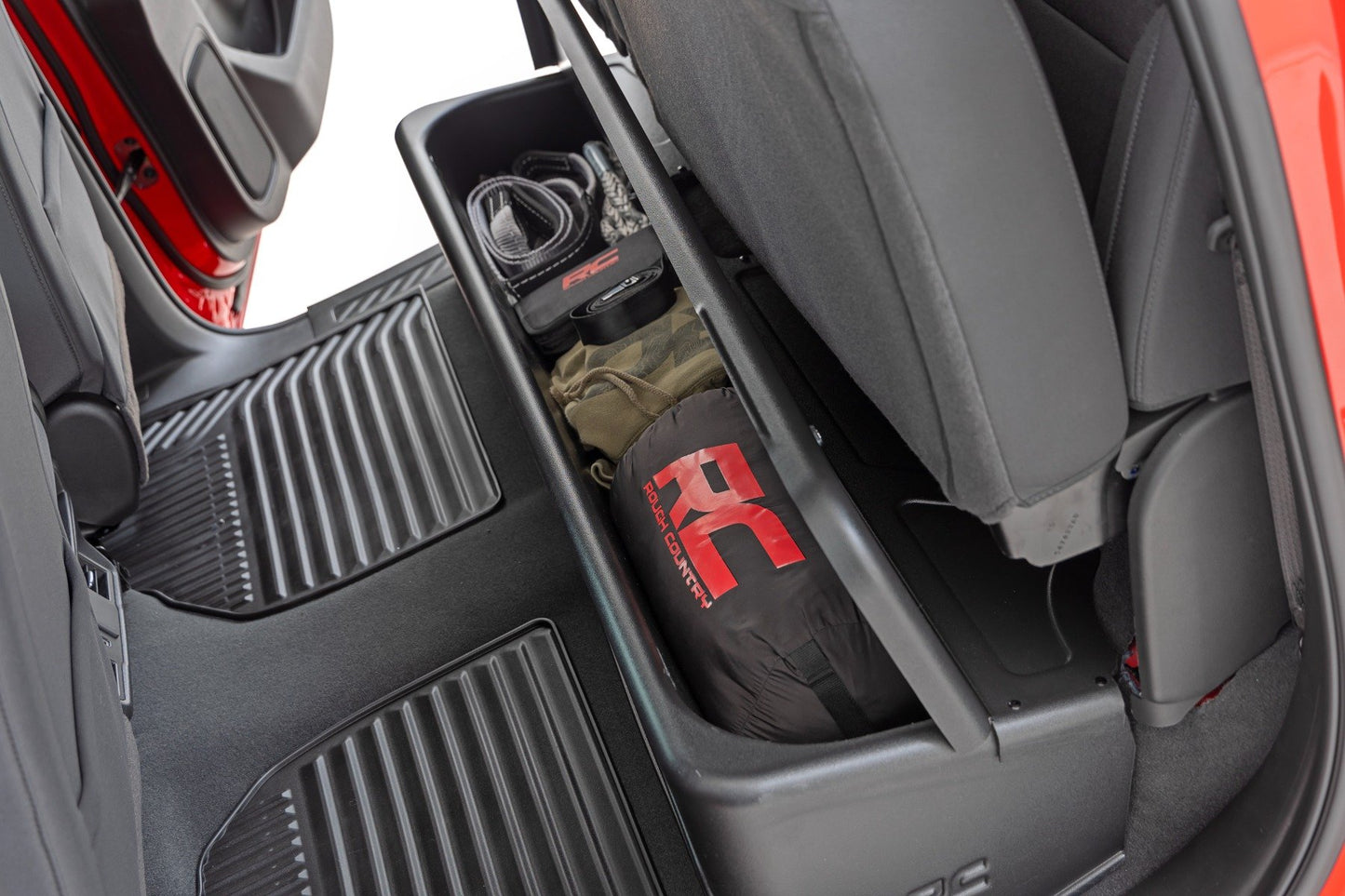 Under Seat Storage with Locking Lid | Crew Cab | Chevy/GMC 1500/2500HD/3500HD (19-24)