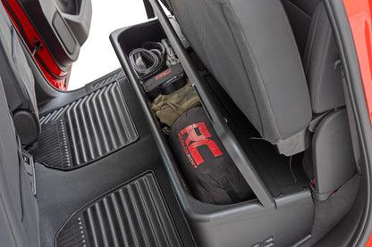 Under Seat Storage with Locking Lid | Crew Cab | Chevy/GMC 1500/2500HD/3500HD (19-24)