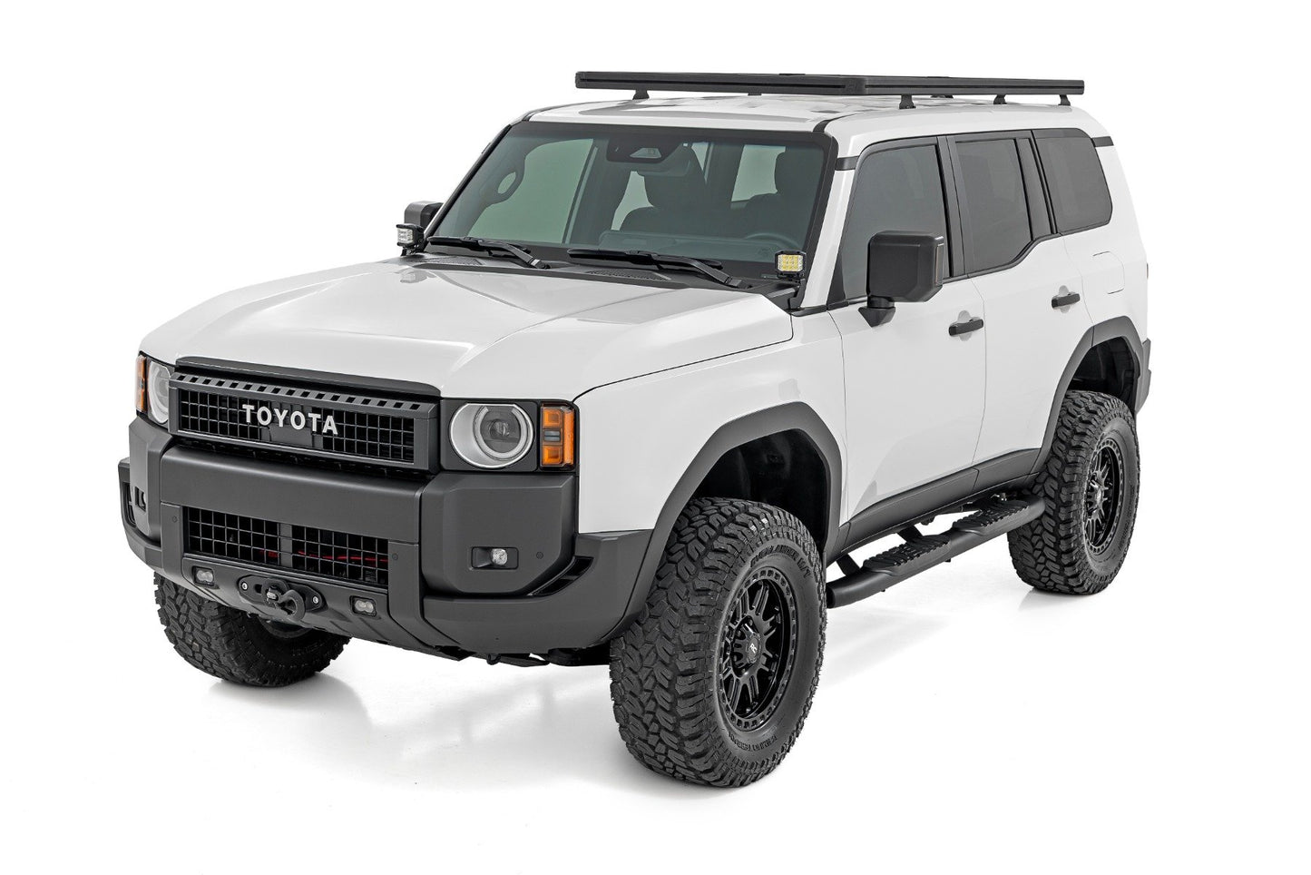 Oval Nerf Steps | Black | Toyota Land Cruiser 4WD (2024-2025)