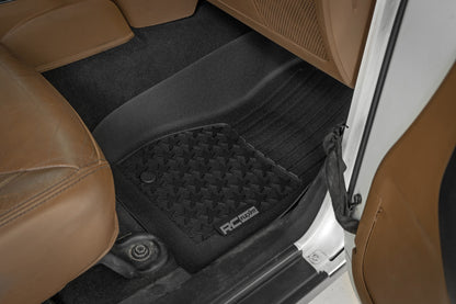 Floor Mats | FR &amp; RR | 4 Door | Jeep Wrangler Unlimited 4WD (2014-2018)