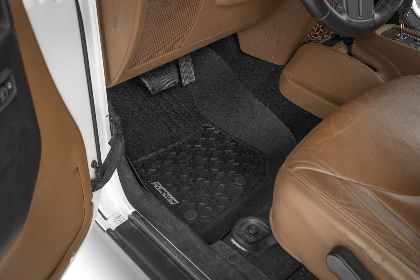 Floor Mats | FR &amp; RR | 4 Door | Jeep Wrangler Unlimited 4WD (2014-2018)