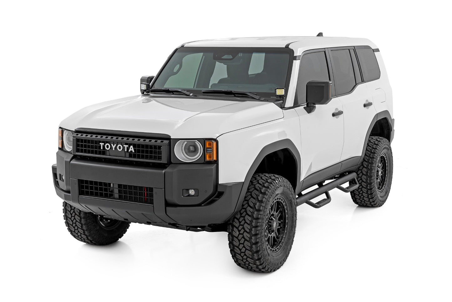LED Light Kit | Ditch Mount | 2" Black Pair | Flood | Toyota Land Cruiser (24-25)