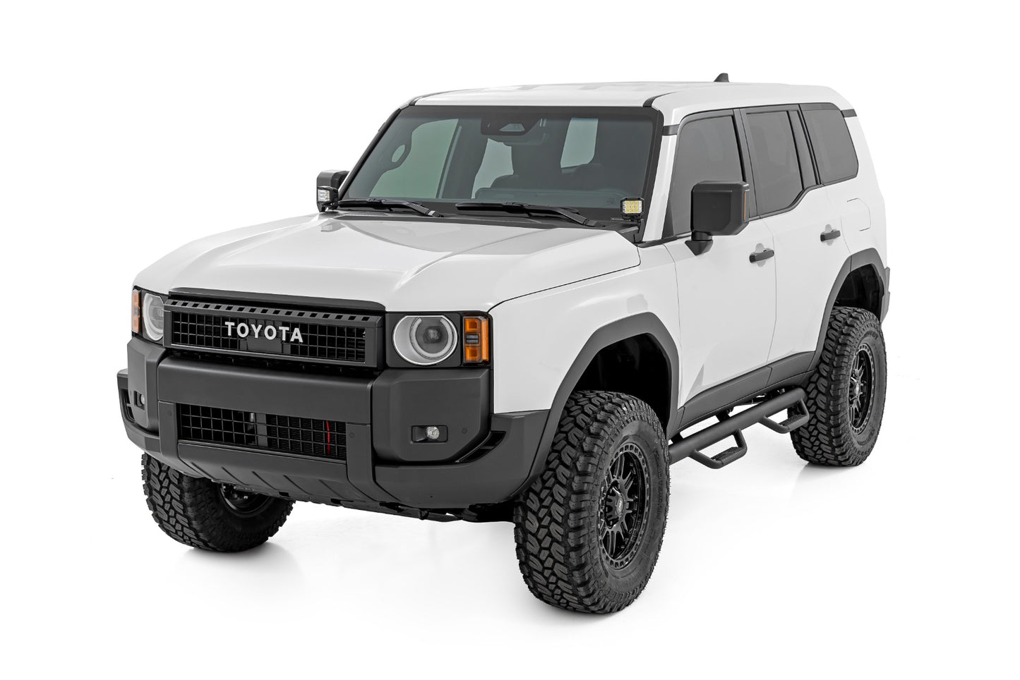 LED Light Kit | Ditch Mount | Black Series Round | 3.5 Inch | Amber DRL | Toyota LandCruiser (2024)