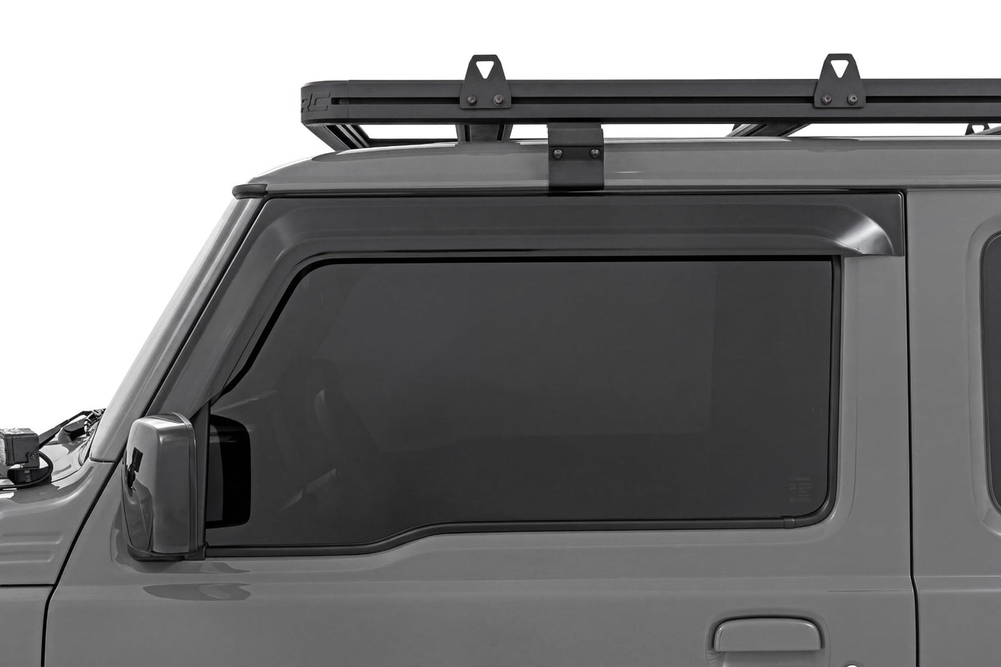 Impact Resistant Side Window Deflectors | Tape On Rain Guard | Suzuki Jimny 3 Door (2018-2026)