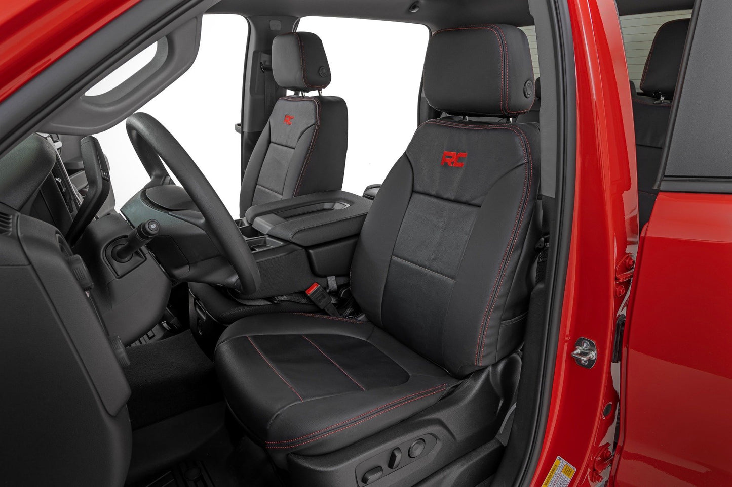 Premium Seat Covers | FR Bucket | RR 60/40 | Chevy/GMC Sierra 1500 (19-25)/Silverado 1500 (19-26)