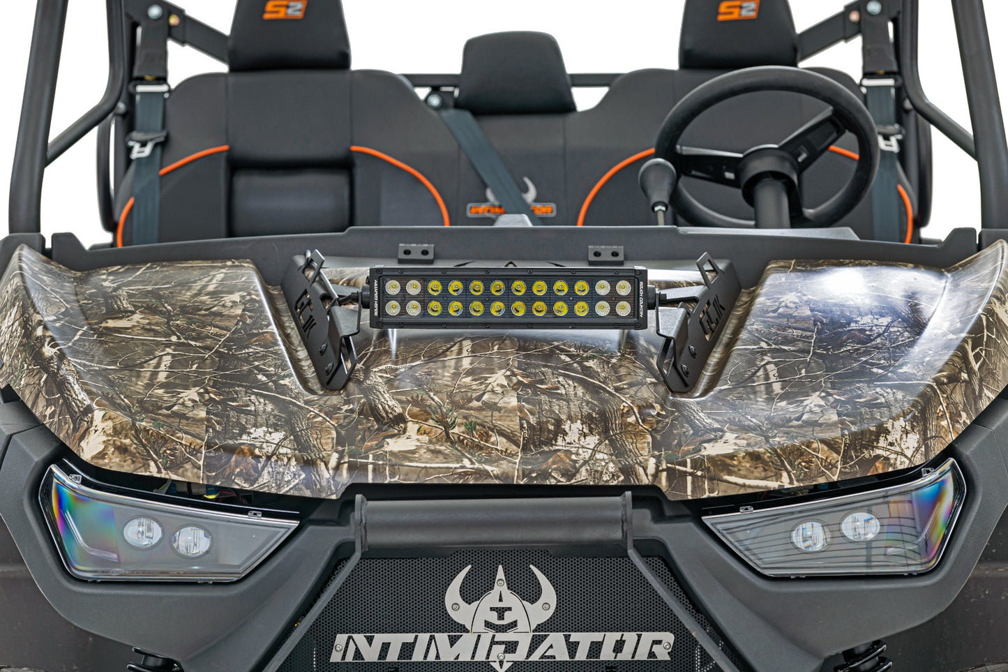 12" LED Light Kit | Hood Mount | Single Row | Intimidator GC1K/GC1K Crew (18-22)