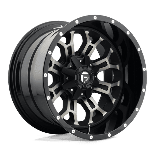 Fuel D561 GLOSS MACHINED DOUBLE DARK TINT 22x12 6x135/6x139.7 Wheels | Offset: -44 | Backspace: 4.77 | Bore: 106.1