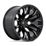Fuel D803 GLOSS BLACK MILLED 22x12 6x135 Wheels | Offset: -44 | Backspace: 4.77 | Bore: 87.1