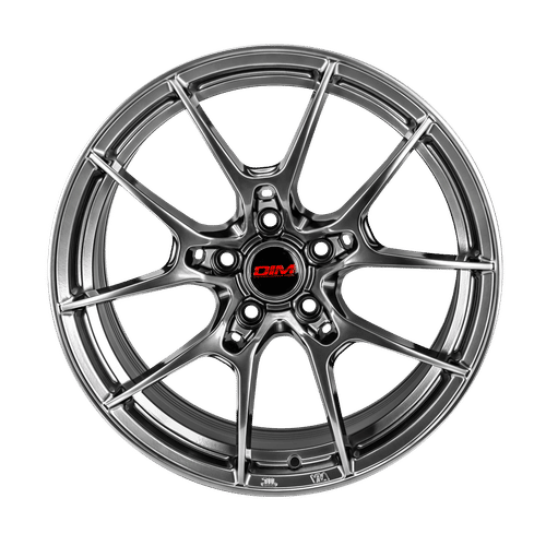 DIM WC001 HYBER BLACK / GREY SILVER LIP Grey Silver Lip 18x8 5x120 Wheels | Offset: 30 | Backspace: nan | Bore: nan