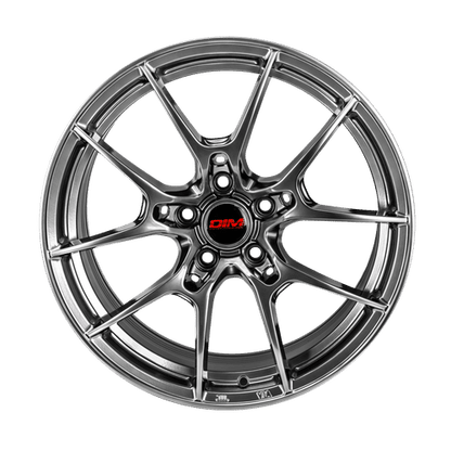 DIM WC001 HYBER BLACK / GREY SILVER LIP Grey Silver Lip 18x8 5x120 Wheels | Offset: 30 | Backspace: nan | Bore: nan
