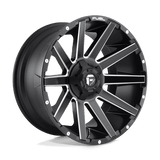 Fuel D616 MATTE BLACK MILLED 22x12 6x135/6x139.7 Wheels | Offset: -43 | Backspace: 4.81 | Bore: 106.1