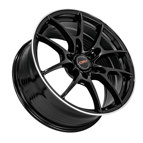 DIM WC001 BLACK SILVER LIP Black Silver Lip 17x7.5 5x114.3 Wheels | Offset: 35 | Backspace: nan | Bore: nan