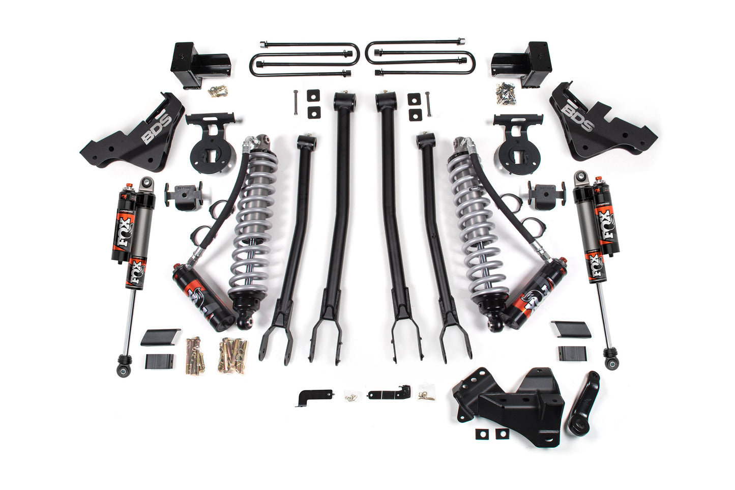 4 Inch Lift Kit w/ 4-Link | FOX 2.5 Coilover Conversion - Performance Elite | Ford F450 Super Duty (23-25) 4WD