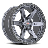 VORTEK VRT-602MTB Matte Titanium Black Bead Ring 17x9 6x135/6x139.7 Wheels | Offset: 0 | Backspace: 5 | Bore: 106.1