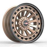 VORTEK VRD-702MBRB Matte Bronze Black Bolts / Lip 20x9.5 6x135/6x139.7 Wheels | Offset: 12 | Backspace: 5.75 | Bore: 106.1