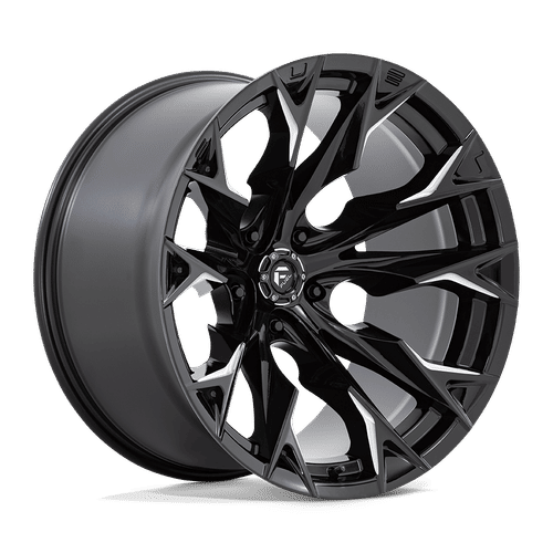 Fuel D803 GLOSS BLACK MILLED 22x12 5x127 Wheels | Offset: -44 | Backspace: 4.77 | Bore: 71.5