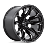 Fuel D803 GLOSS BLACK MILLED 22x12 5x127 Wheels | Offset: -44 | Backspace: 4.77 | Bore: 71.5