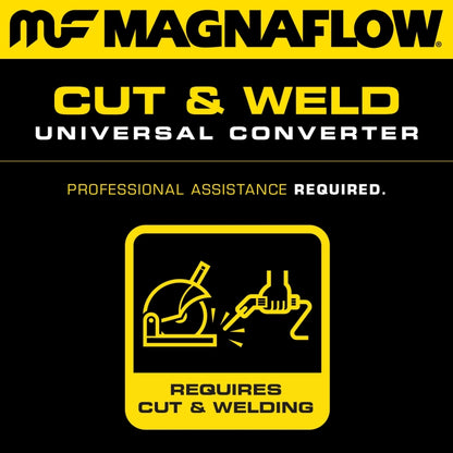 MagnaFlow Universal Catalytic Converter 2.5inch T2 Rear