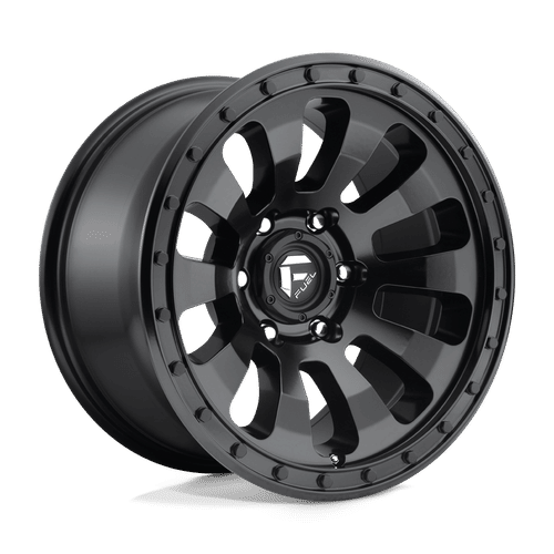 Fuel D630 MATTE BLACK 18x9 6x139.7 Wheels | Offset: 20 | Backspace: 5.79 | Bore: 108