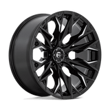 Fuel D803 GLOSS BLACK MILLED 22x10 6x139.7 Wheels | Offset: -18 | Backspace: 4.79 | Bore: 106.1