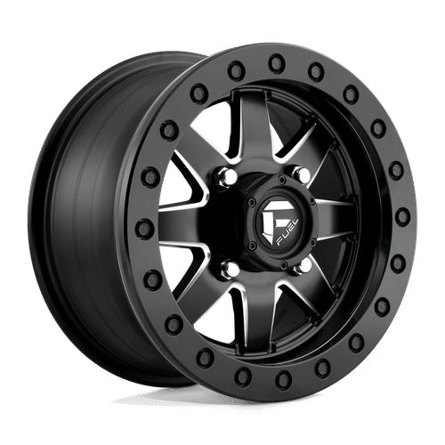 Fuel D938 MATTE BLACK MILLED 14x7 4x137 Wheels | Offset: 38 | Backspace: 5.5 | Bore: 110.1