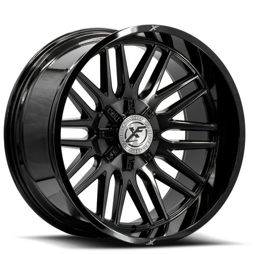 XF OFFROAD XF-240 Black Brushed Dark Tint 20x10 6x135/6x139.7 Wheels | Offset: -12 | Backspace: nan | Bore: 106.4