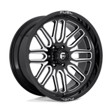 Fuel D662 GLOSS BLACK MILLED 20x10 8x180 Wheels | Offset: -18 | Backspace: 4.79 | Bore: 124.2