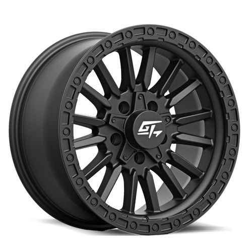 GT OFFROAD Chamber Matte Black Matte Black 17x9 6x135/6x139.7 Wheels | Offset: 12 | Backspace: 5.5 | Bore: 106.1