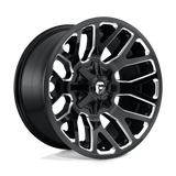 Fuel D623 GLOSS BLACK MILLED 20x9 5x139.7/5x150 Wheels | Offset: 1 | Backspace: 5.04 | Bore: 110.1