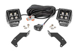 LED Light Kit | Cage Mount | 2" Black Pair | White DRL | CFMOTO UFORCE 1000