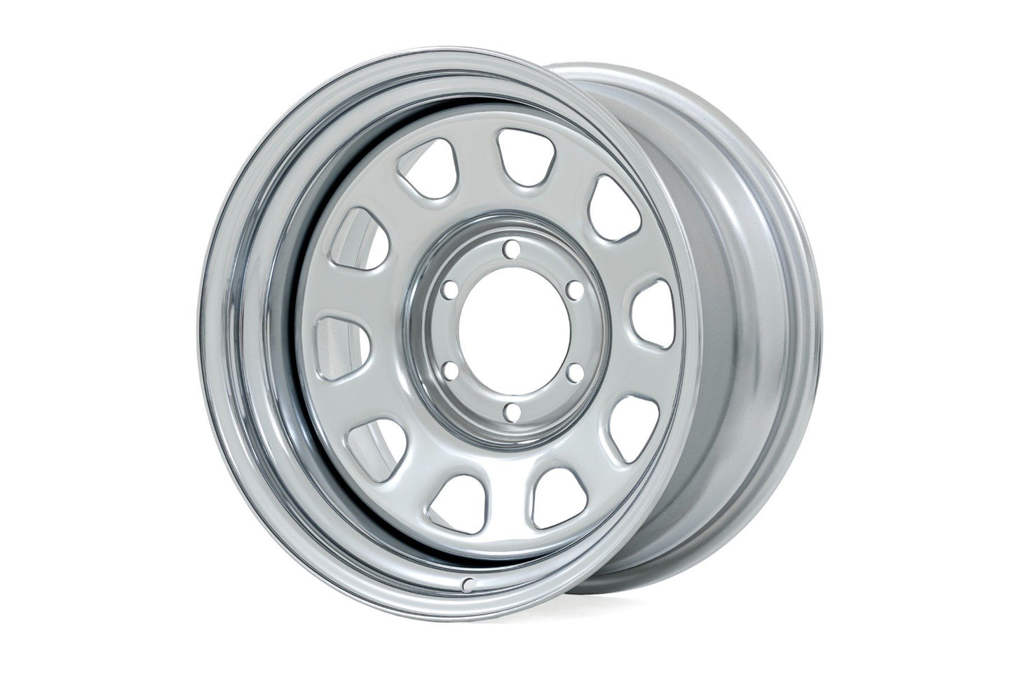 Steel Wheel | Chrome | 15x8 | 5x4.5 | 3.30 Bore | -19