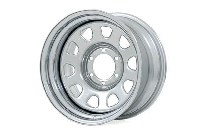 Steel Wheel | Chrome | 15x8 | 5x4.5 | 3.30 Bore | -19